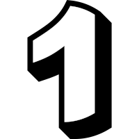 1-scaled number 1